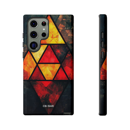 Triangles Illuminate Warmth - Samsung Case