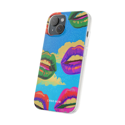 Colorful Lipscape iPhone 15 Case - Soft