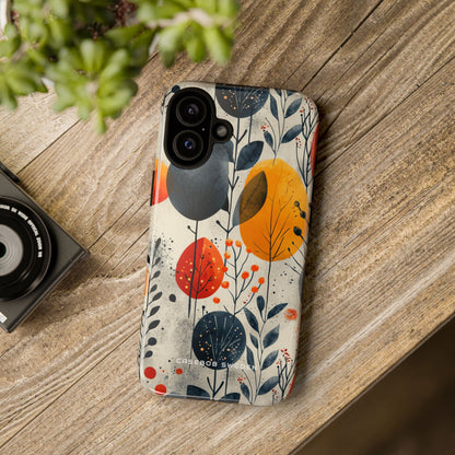 Vibrant Leaf Harmony iPhone 16 - Tough Phone Case