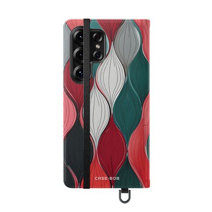 Leaf Spiral Pink - Samsung S25 Ultra Case - Lompakko