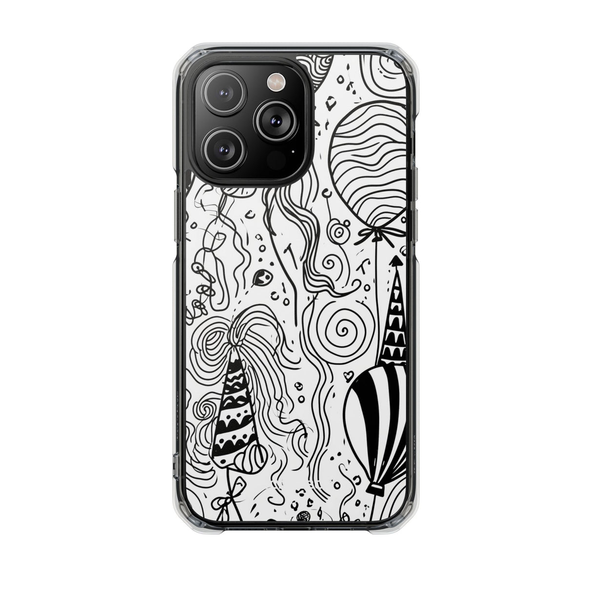 Whimsical Festivity - Phone Case for iPhone (Clear Impact - Magnetic)