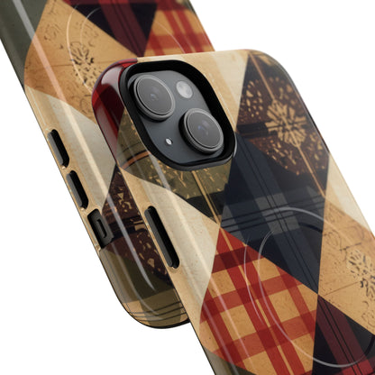 Rustik Quilt Charm iPhone 15 - Tough+