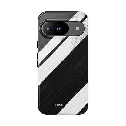 Distressed Stripe Motion Google Pixel 9 Case - Tough