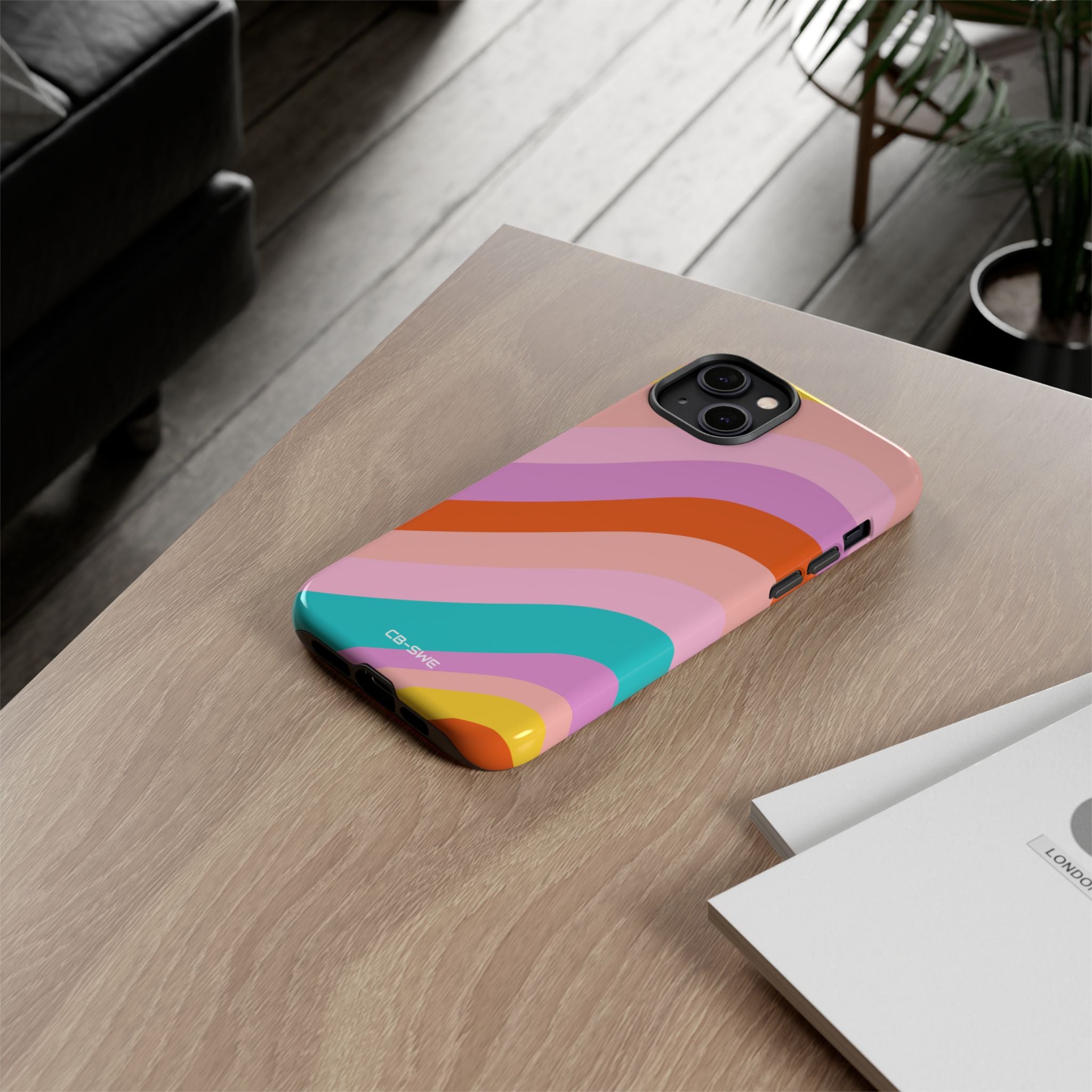 Fluid Color Waves - iPhone Case