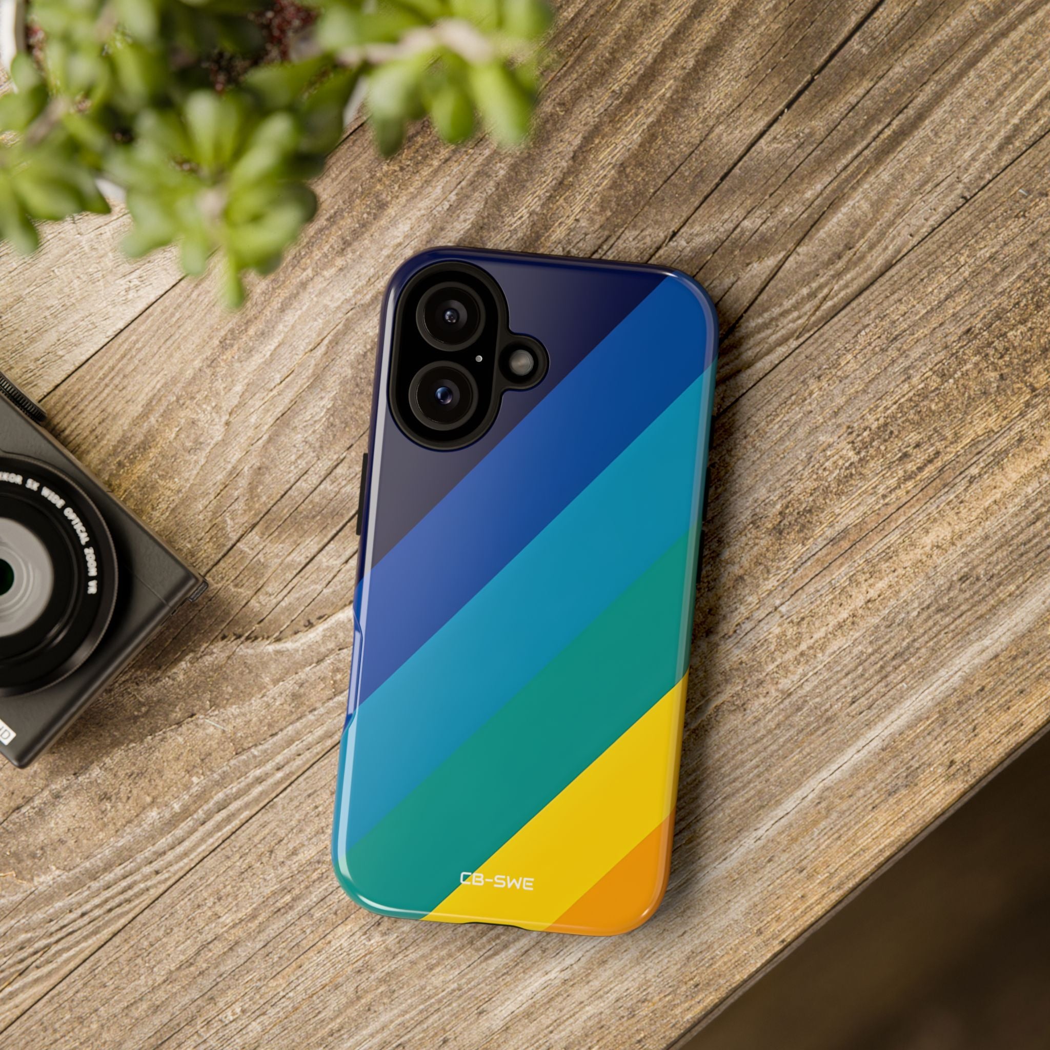 Diagonal Color Spectrum - iPhone Case
