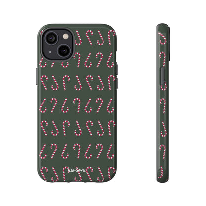 Candy Canes Aligned - iPhone Case