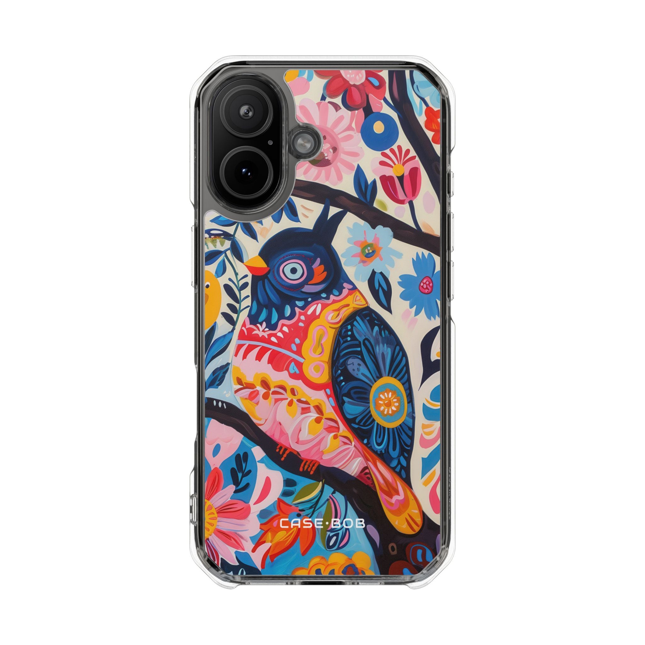 Blue Owl Bloom iPhone 17 Case - Impact