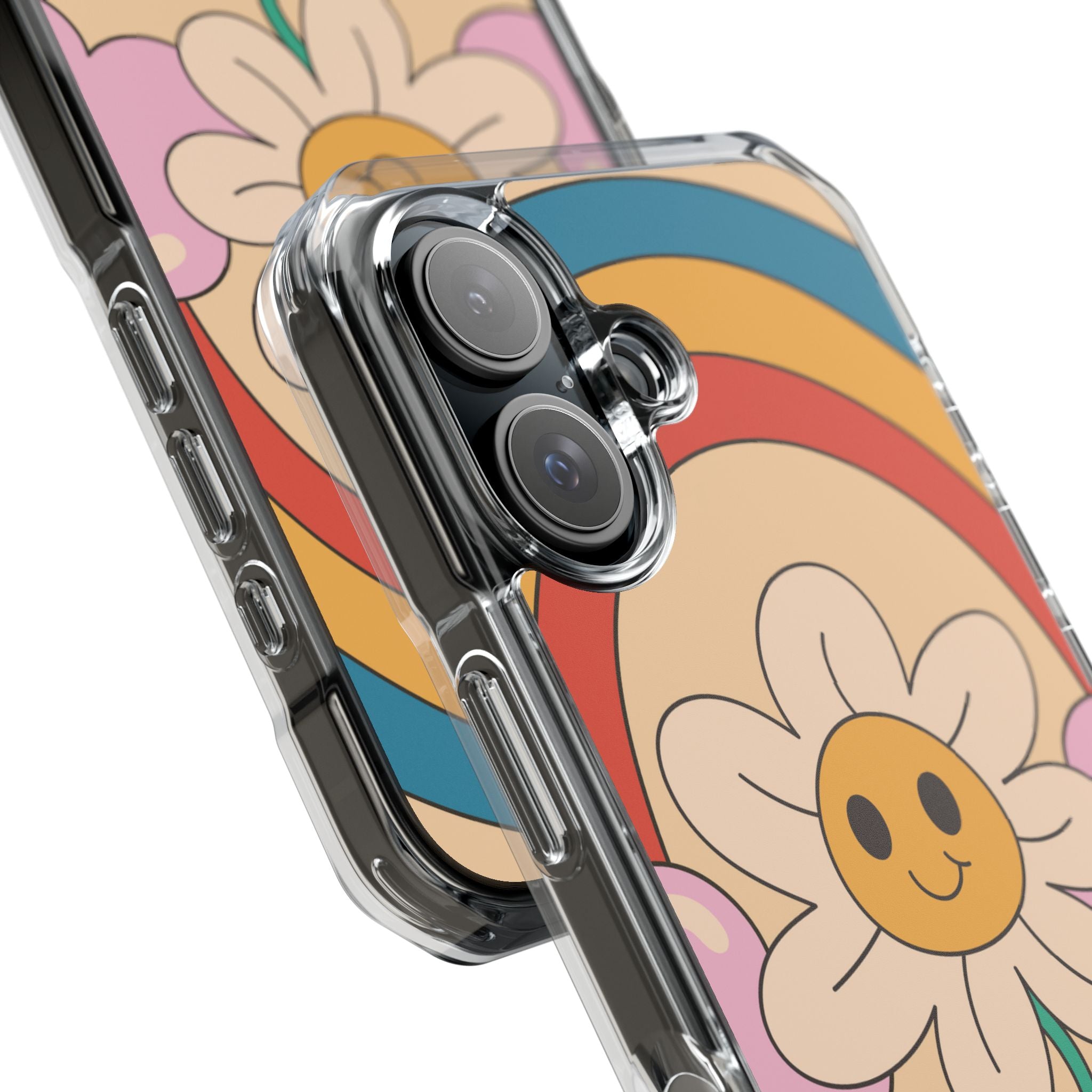 Joyful Retro Bloom iPhone Case - Impact