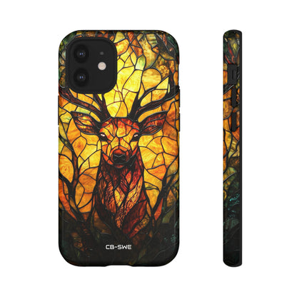 Glowing Stag Emerges - iPhone Case