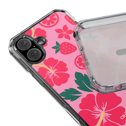 Tropical Hibiscus Harmony iPhone Case - Impact