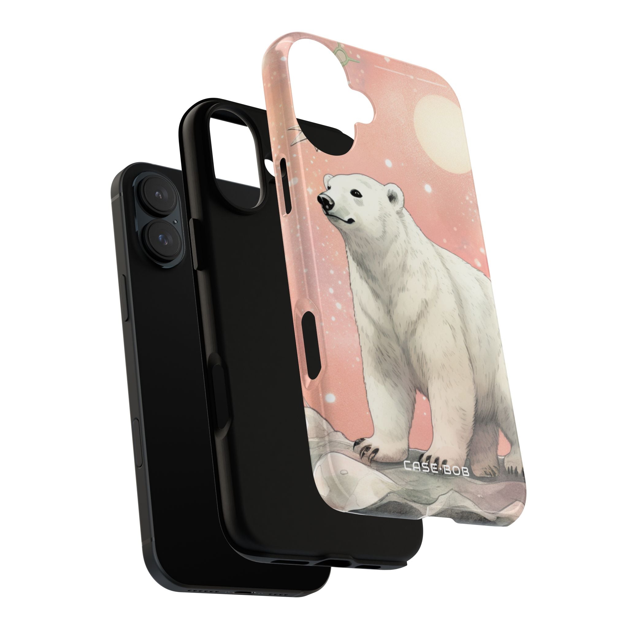 Polar Bear Radiance iPhone 16 Plus Case - Tough