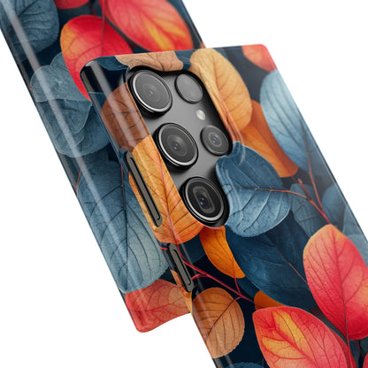 Vibrant Nature Leaves - Slim Samsung S23 Phone Case