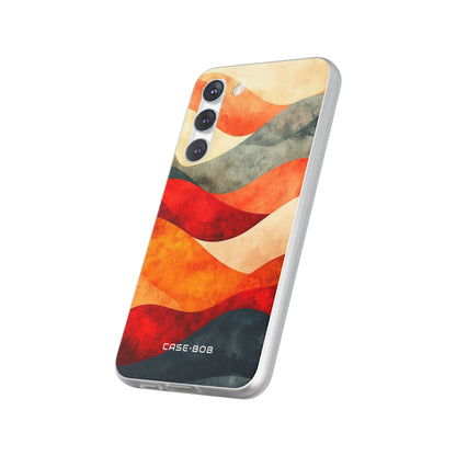 Cracked Wave Sunset Samsung S23 Plus Case - Soft