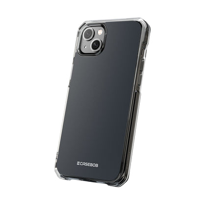 Gun Metal - Clear Impact Case for iPhone