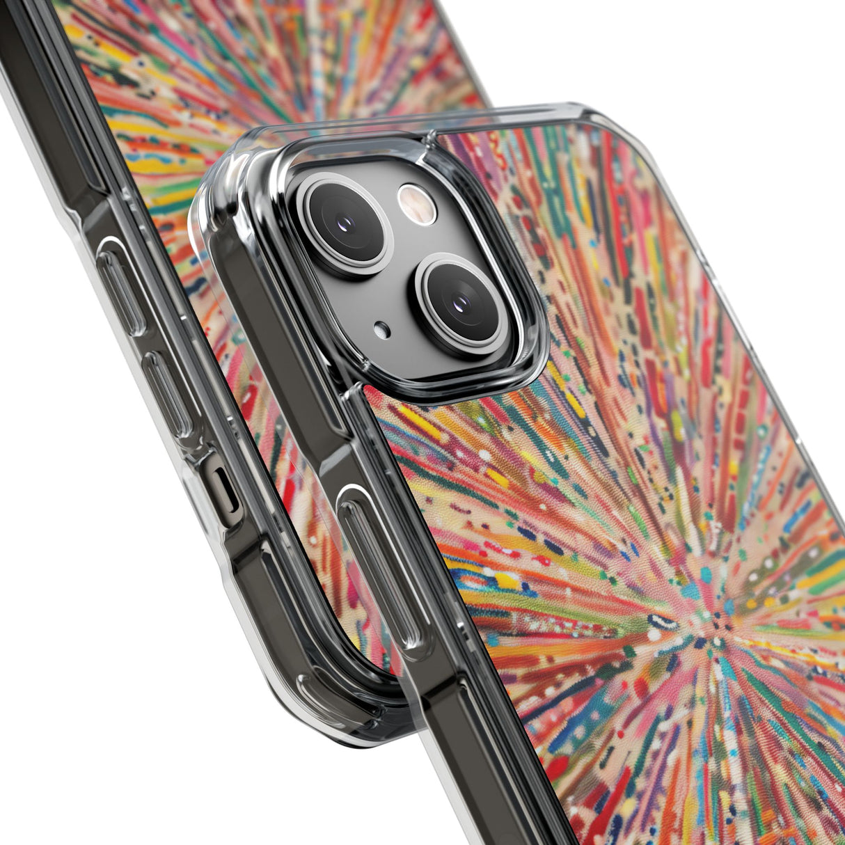 Radiant Burst - Phone Case for iPhone (Clear Impact - Magnetic)