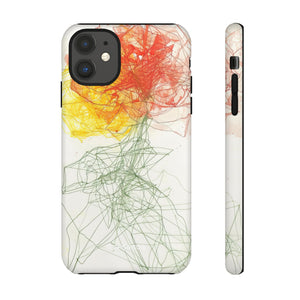 Fiery Blossom | Protective Phone Case for iPhone