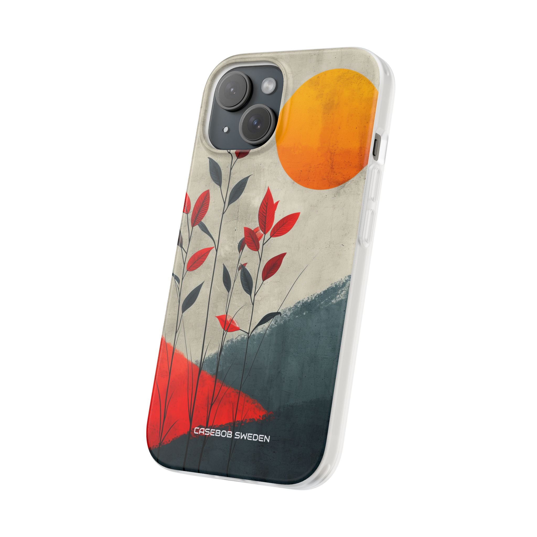 Gray Sunscape - Flexi iPhone 15 Phone Case