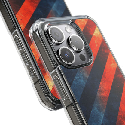 Diagonal Stripes Blaze iPhone 15 Pro Case - Impact