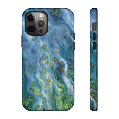 Forest Mist Ink Art iPhone Case (Protective) iPhone 12 Pro Glossy Phone Case