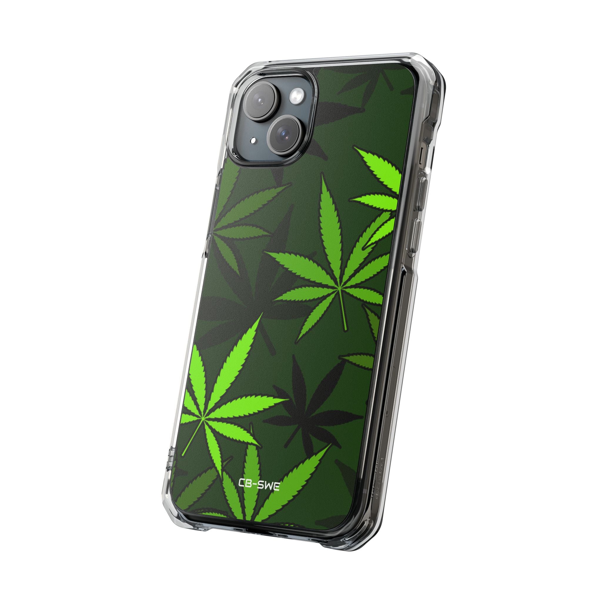 Green Leaf Symmetry iPhone Case - Impact