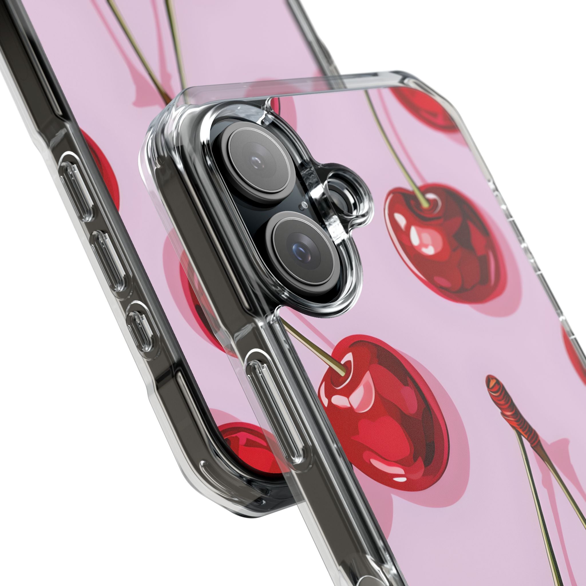 Glossy Cherry Burst iPhone 15 Case - Impact