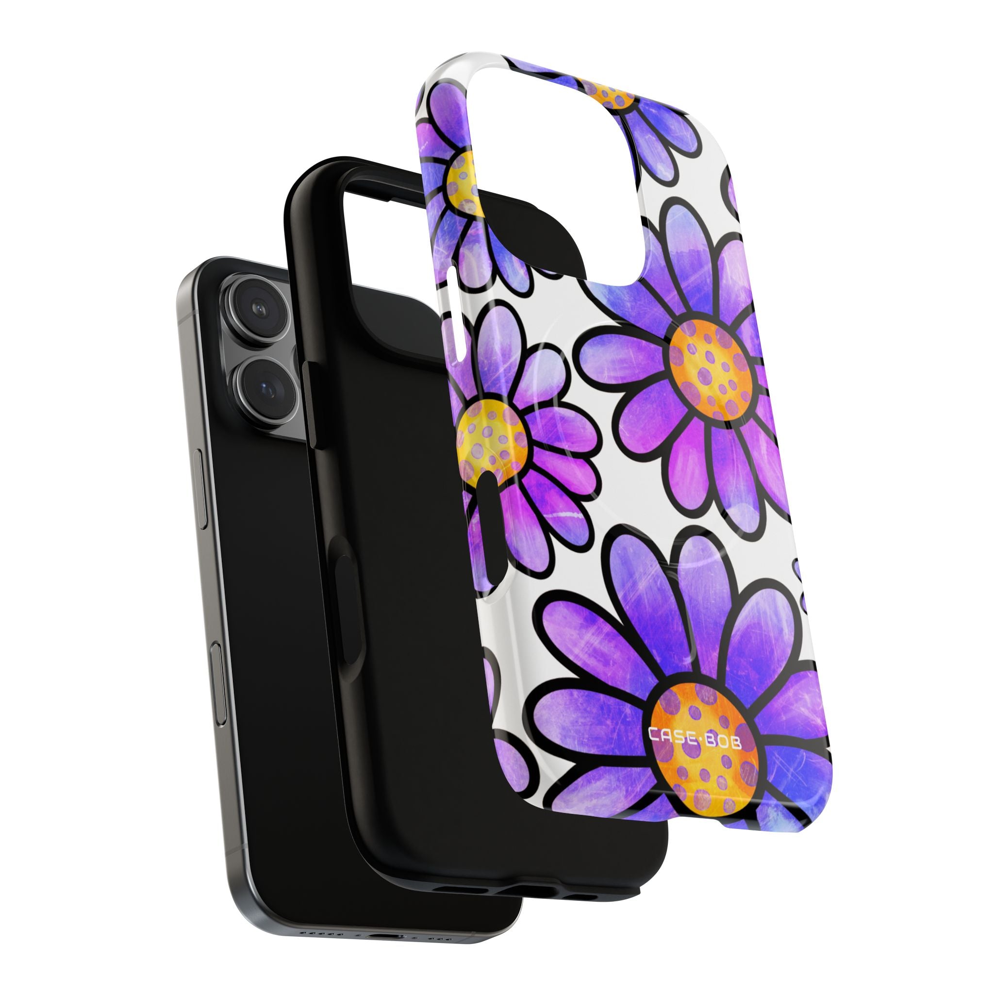 Polka Dot Blooms iPhone 16 Pro Case - Tough+