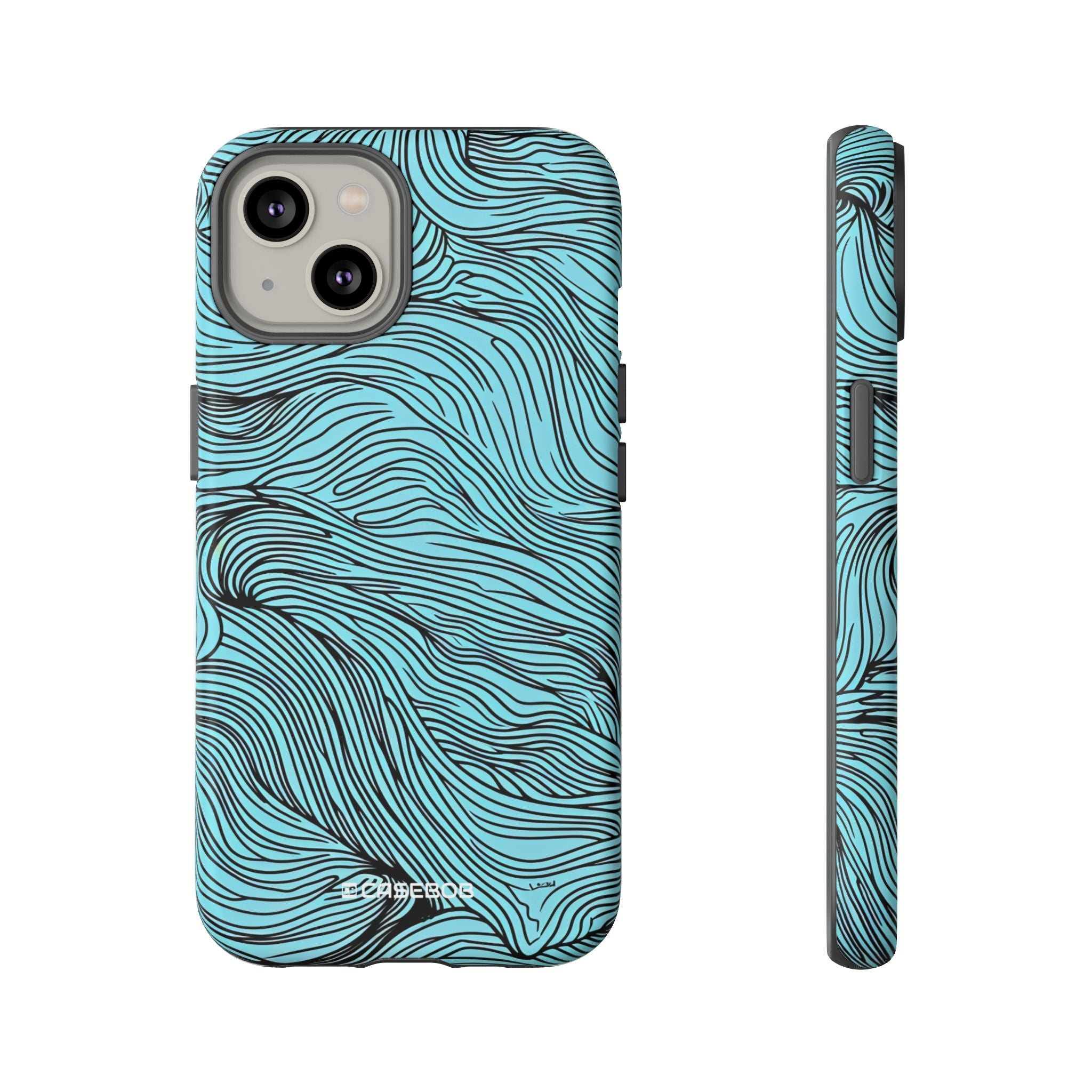 Wavy Serenity | Protective Phone Case for iPhone