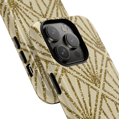 Gold Diamond Radiance iPhone 14 Pro Case - Tough+