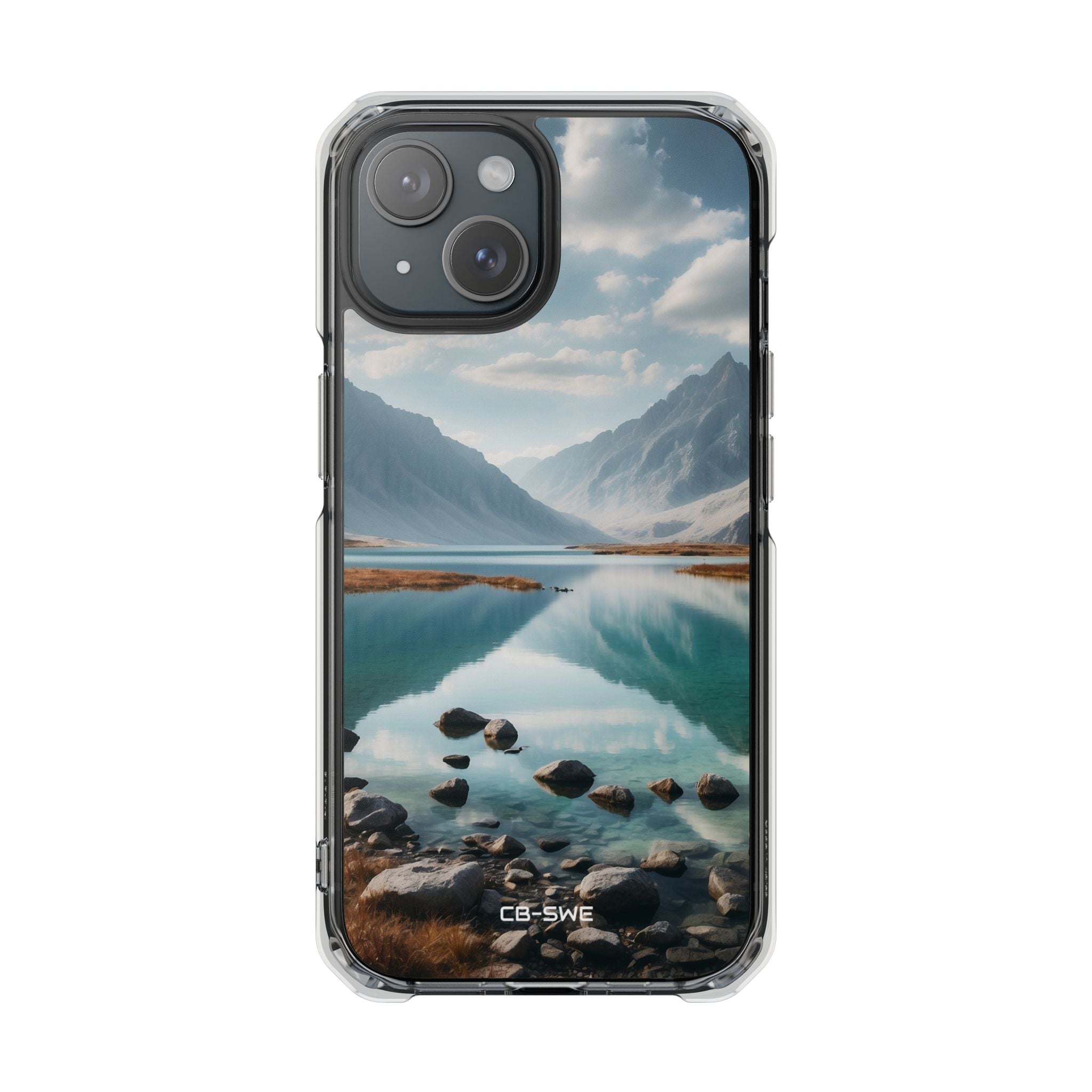 Mountain Reflections Swim iPhone Case - Impact