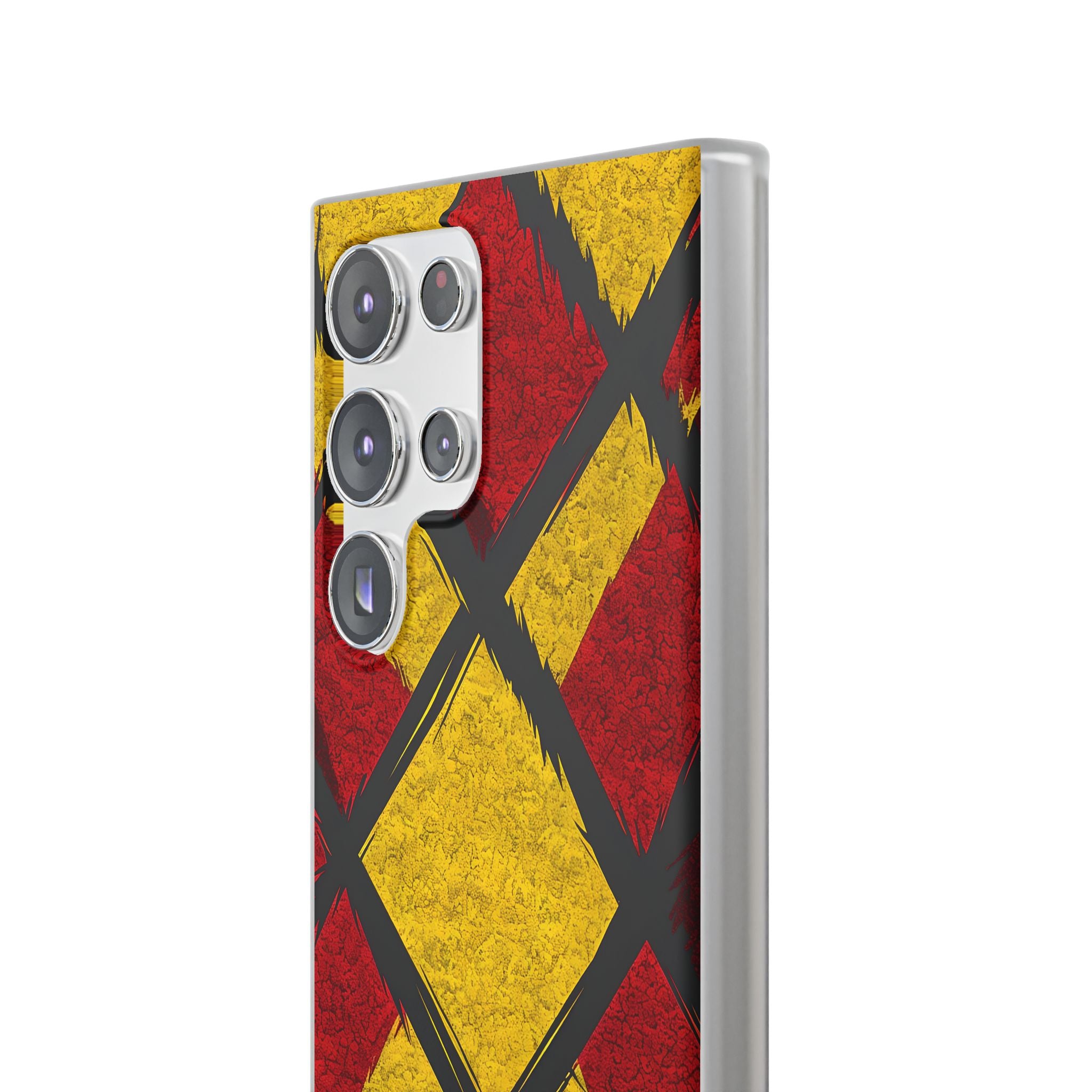 Cracked Diamond Grid Samsung S23 Ultra - Soft Case
