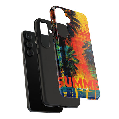 Tropical Sunburst Samsung S25 Plus Case - Tough