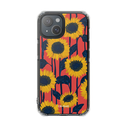 Vibrant Sunflower Rhythm iPhone Case - Impact