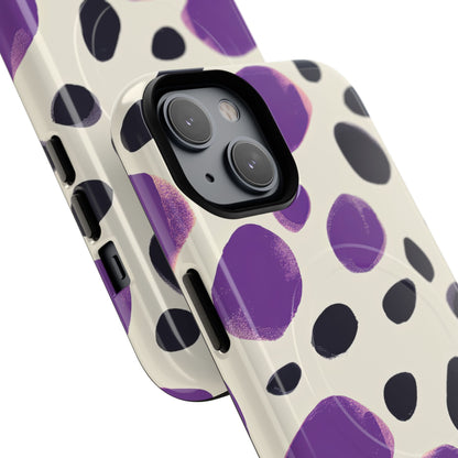 Purple Pebble Dance iPhone 14 - Tough+