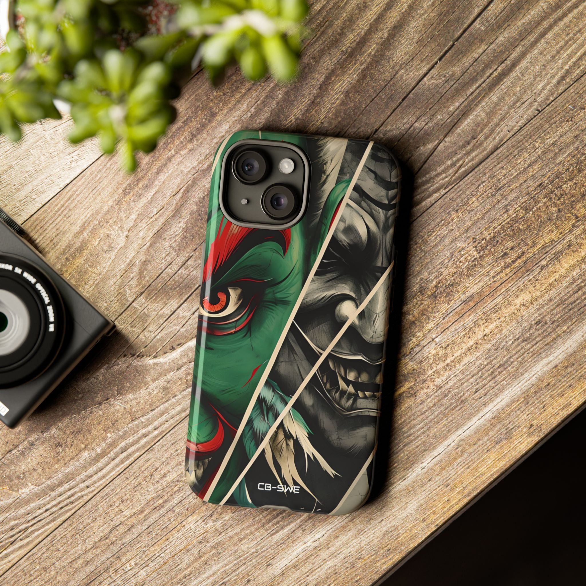 Demonic Panels Clash - iPhone Case
