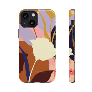 Summer Flower Silhouette iPhone case (Protective) - Protective Phone Case