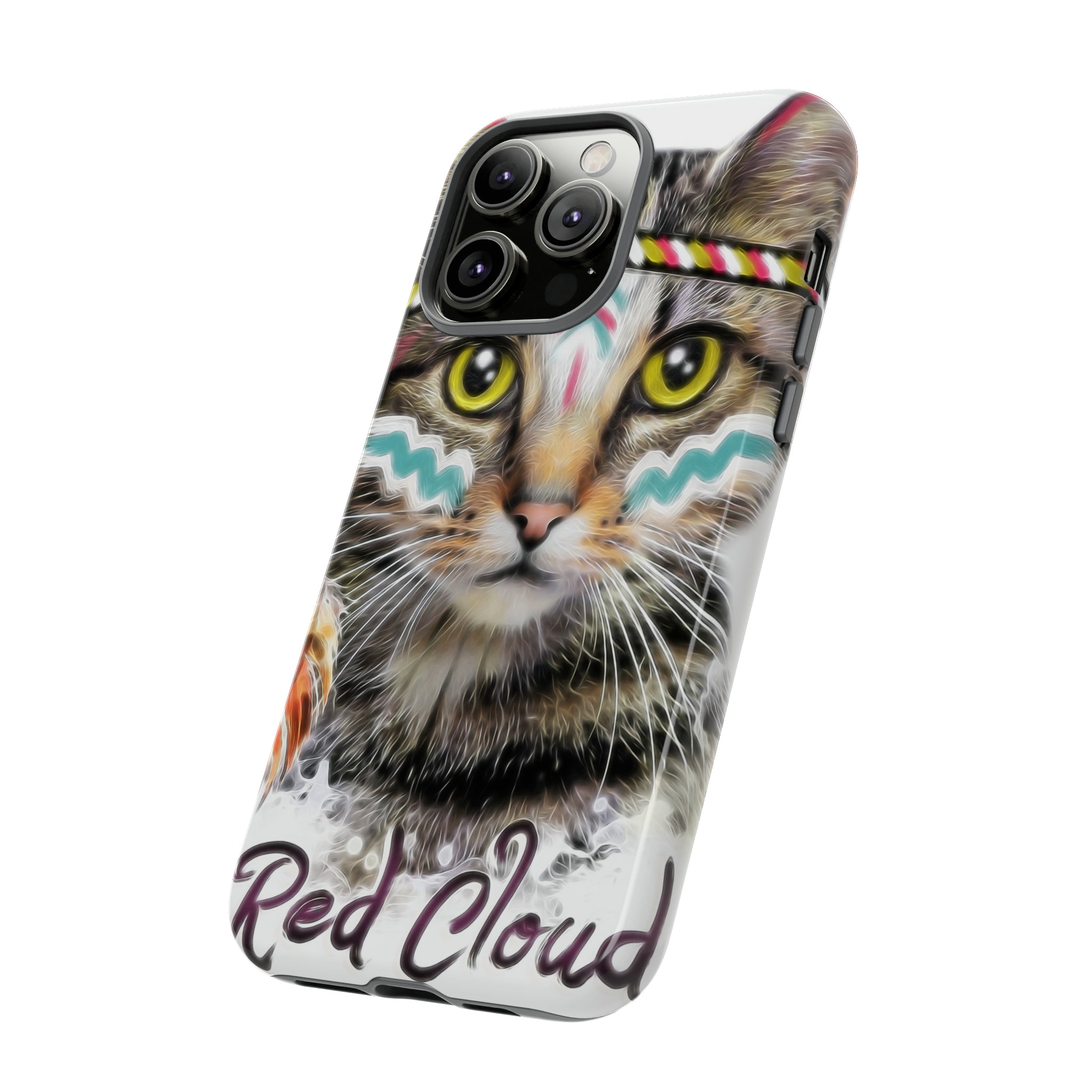 Red Cloud Cat - Protective Phone Case