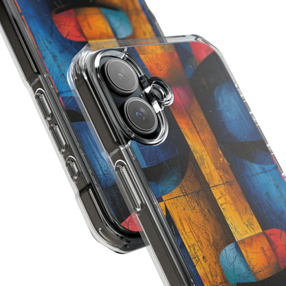 Geometric Face Fusion iPhone 16 - Impact Clear+