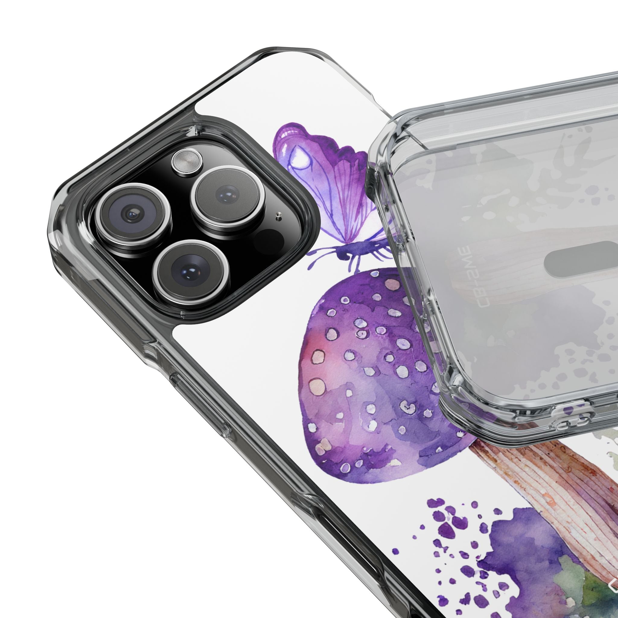 Whimsical Butterfly Perch iPhone Case - Impact