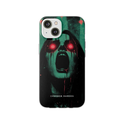 Haunting Glow of Gothic Eyes iPhone 14 - Flexi Phone Case