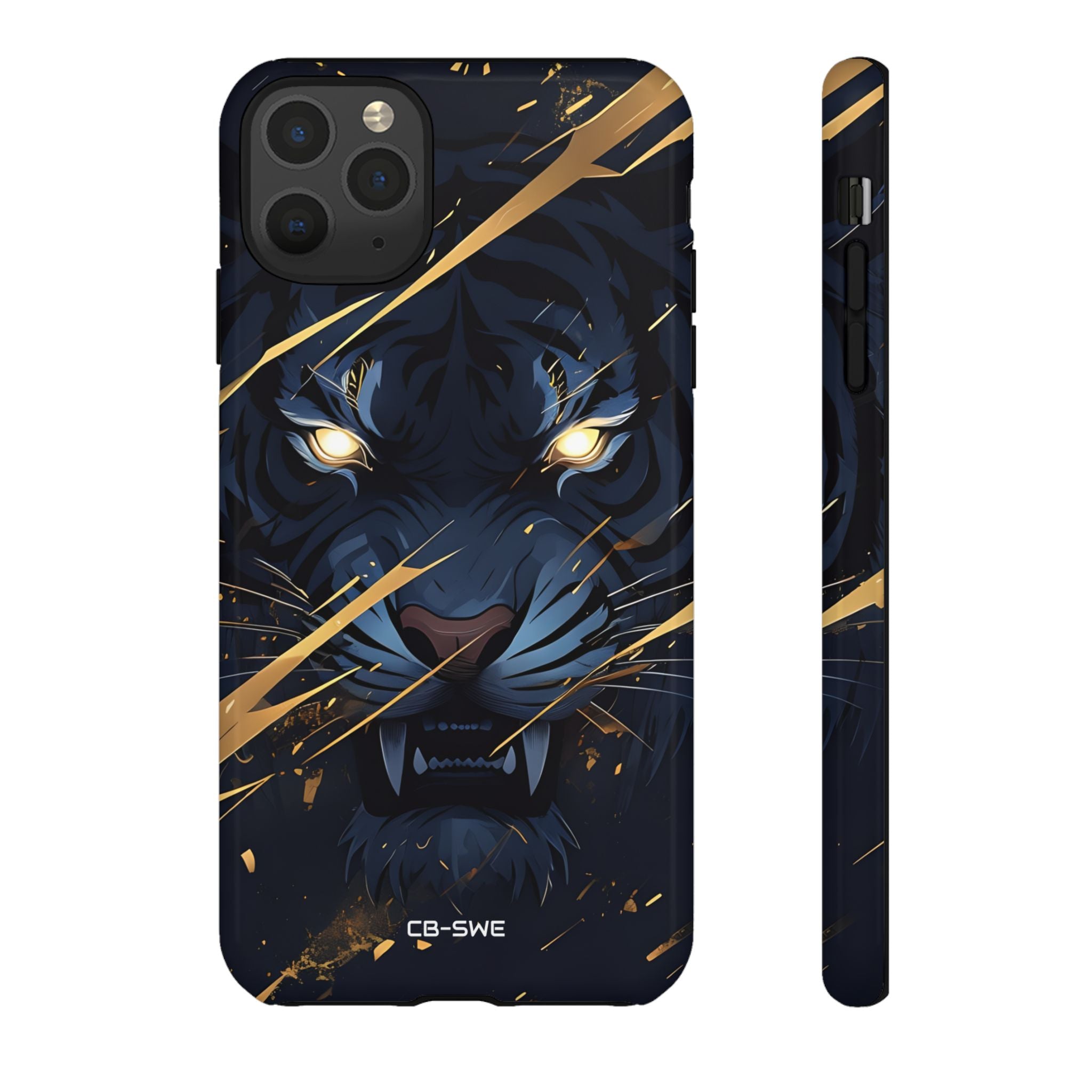 Tiger's Glowing Gaze - iPhone Case