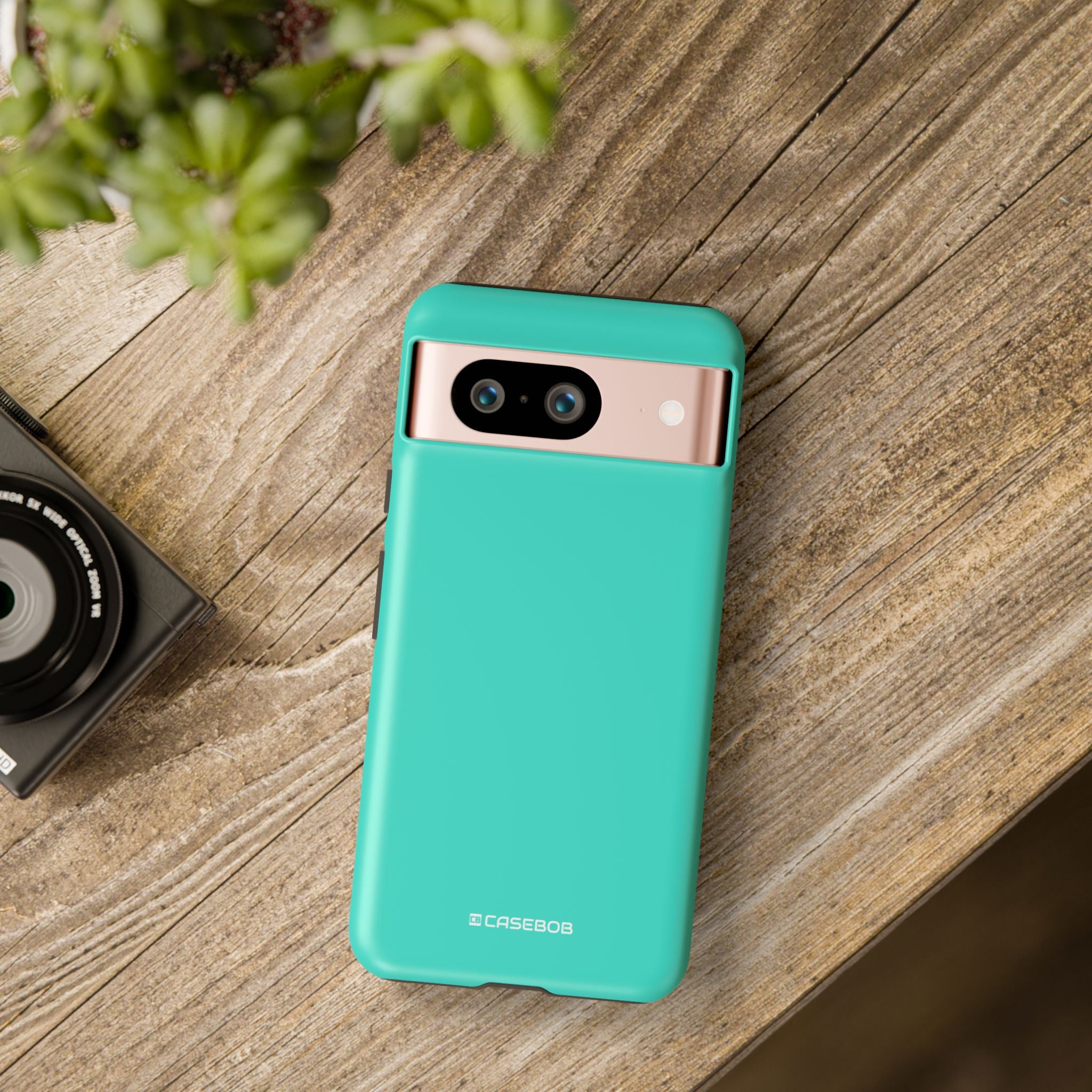 Teal Serenity: Minimalist Design - for Google Pixel 8