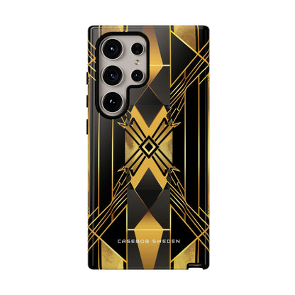 Golden Geometric Elegance Samsung S24 - Tough Phone Case