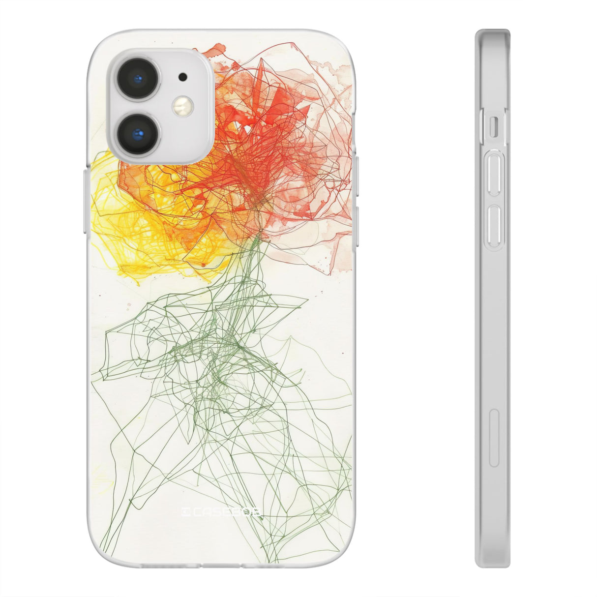 Fiery Blossom | Flexible Phone Case for iPhone