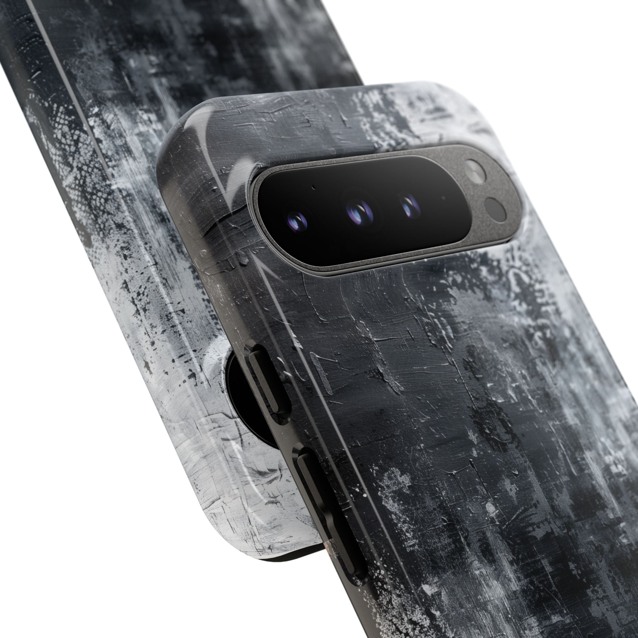 Textured Blackscape Google Pixel 9 Pro XL Case - Tough