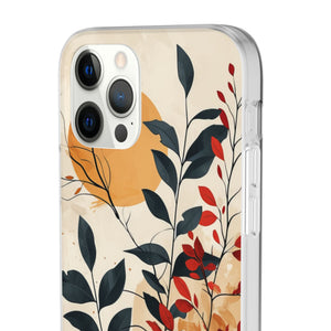 Botanical Serenity | Flexible Handyhülle für iPhone