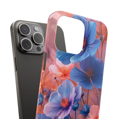 Ethereal Floral Symphony iPhone 15 - Slim Phone Case