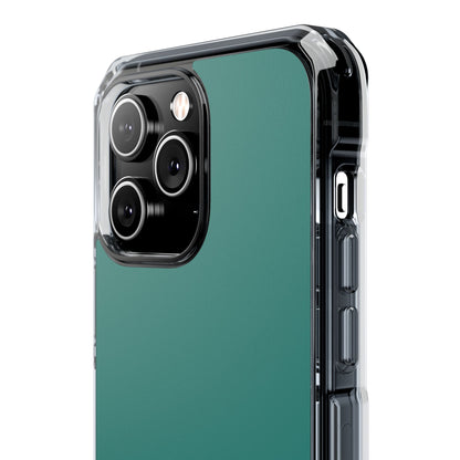 Celadon Green - Clear Impact Case for iPhone