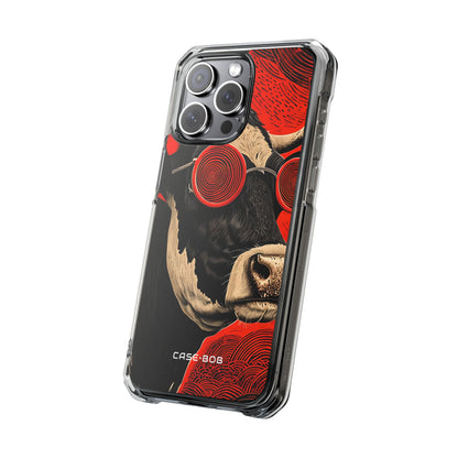 Hypnotic Cow iPhone 15 Pro Max Case - Impact