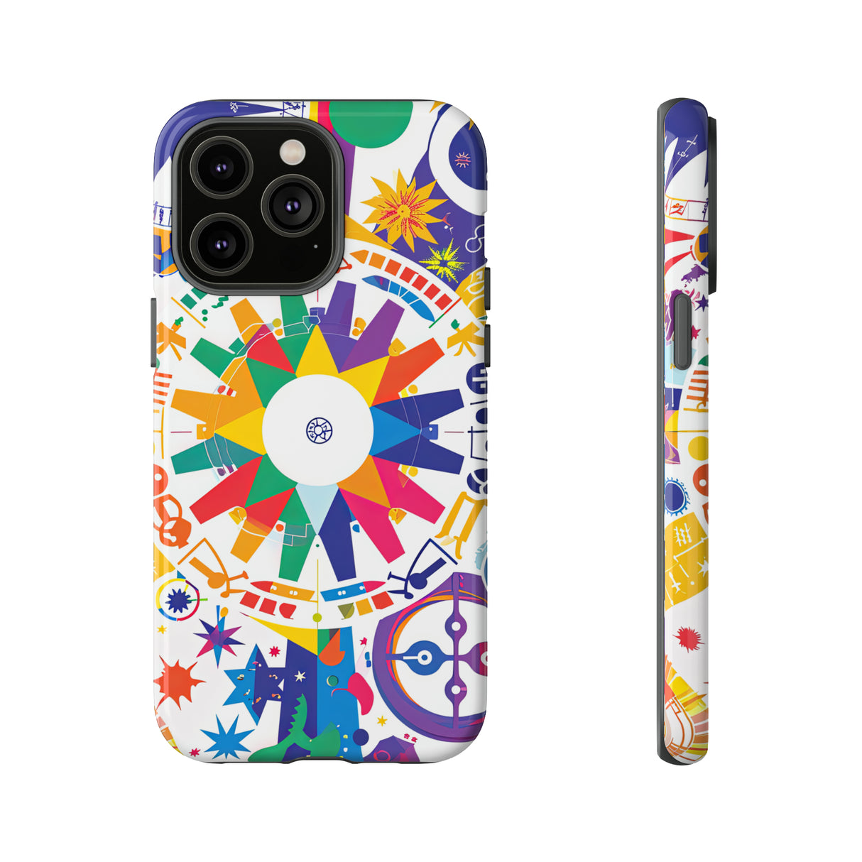 Celestial Horoscope Whirl - Protective Phone Case