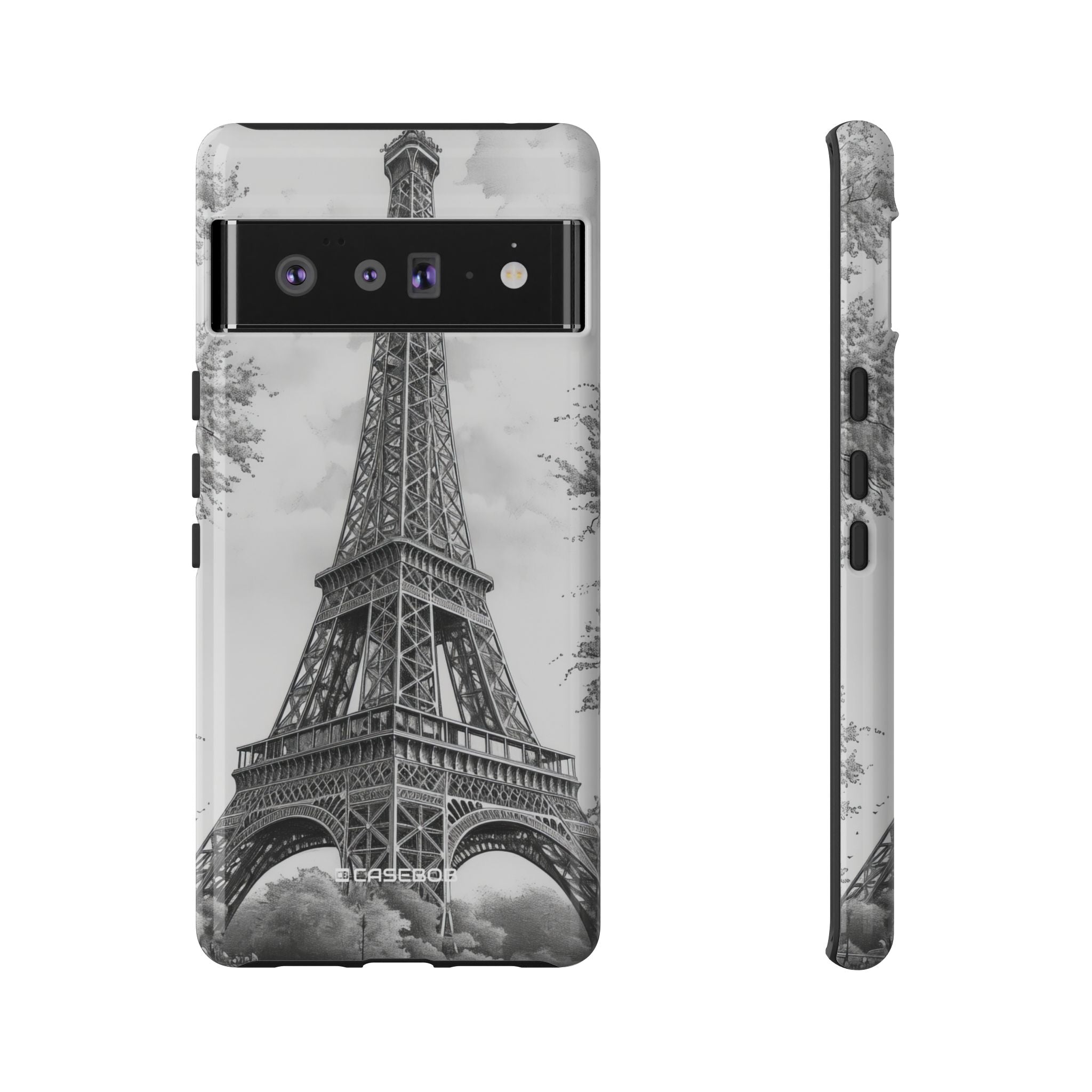 Parisian Monochrome Majesty - Phone Case for Google Pixel